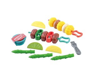 Lekekjøkken & Utstyr - PLAY Toy Food Grilled Skewers Playset 22pcs. - 3772