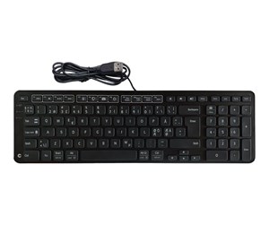 Tastatur - Contour Balance - Tastatur - Nordisk - Svart - 102105