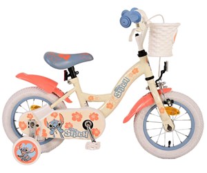 Skating - Volare Disney Stitch Children's Bicycle 12" - Cream - 31250-SACB