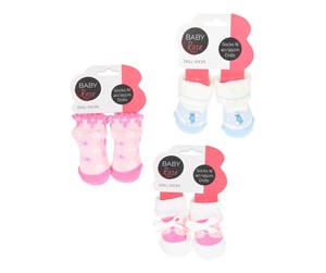 Dukker, Bamser & Utstyr - Baby Rose Doll Socks - 27544