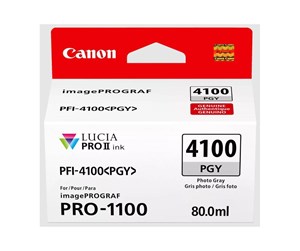 Printertilbehør blekk/toner - Canon PFI 4100 PGY - Blekkpatron Fotogrå - 6784C001