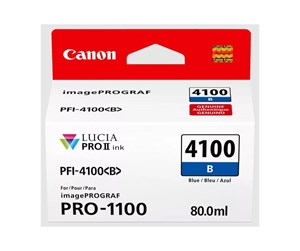 Printertilbehør blekk/toner - Canon PFI 4100 B - Blekkpatron Blå - 6786C001