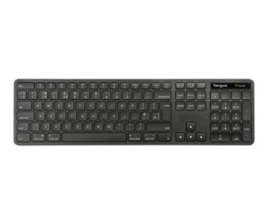 Tastatur - Targus EcoSmart - keyboard full size - QWERTY - Nordic - black Input Device - Tastatur - Nordisk - Svart - AKB873NO