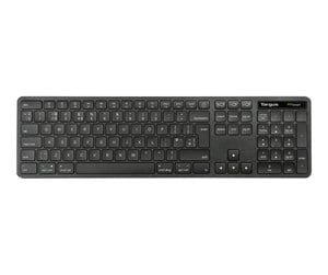 Tastatur - Targus EcoSmart - keyboard full size - QWERTY - UK - black Input Device - Tastatur - Engelsk - Storbritannia - Svart - AKB873UK