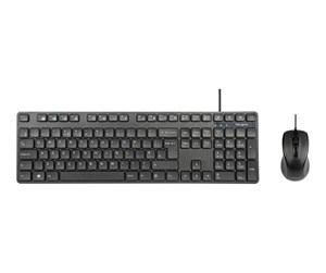 Tastatur - Targus - keyboard and mouse set - combo full size - AZERTY - French - black Input Device - Tastatur & Mussett - Fransk - Svart - AKM622FR