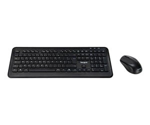 Tastatur - Targus - keyboard and mouse set - combo full size - AZERTY - French - black Input Device - Tastatur & Mussett - Fransk - Svart - AKM610FR