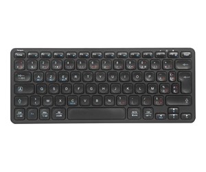 Tastatur - Targus - keyboard - multi-device compact - French - black Input Device - Tastatur - Fransk - Svart - AKB862FR