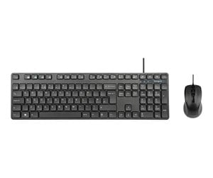 Tastatur - Targus - keyboard and mouse set full size - QWERTY - Spanish - black Input Device - Tastatur & Mussett - Spansk - Svart - AKM622ES