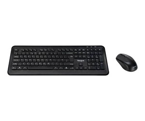 Tastatur - Targus - keyboard and mouse set - combo full size - QWERTY - Nordic - black Input Device - Tastatur & Mussett - Nordisk - Svart - AKM610NO