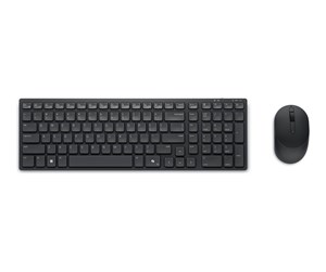 Tastatur - Dell Silent KM555 - Tastatur & Mussett - Nordisk - Svart - KM555-BLK-PAN