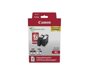 Papir, Fotopapir & Etiketter - Canon PG 585XL/CL-586XL / 6204C005 Photo Value Pack - 6204C005