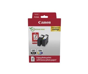 Papir, Fotopapir & Etiketter - Canon PG 585/CL-586 Photo Value Pack - 6205C004