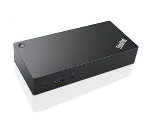 Dokkingstasjon - Teqcycle Lenovo ThinkPad USB-C Dock | Refurbished - 40A90090EU-08