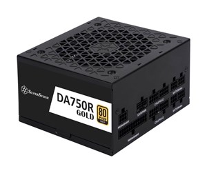 Strømforsyning (PSU) - SilverStone DA750R Gold Strømforsyning (PSU) - 750 Watt - 120 mm - ATX 3.0 - 80 Plus Gold sertifisert - SST-DA750R-GM