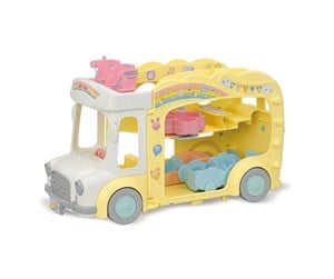 Dukker, Bamser & Utstyr - Sylvanian Families Rainbow Fun Nursery Bus - 5744