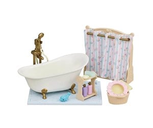 Dukker, Bamser & Utstyr - Sylvanian Families Bath & Shower Set - 5739