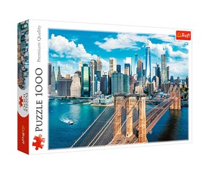 Puslespill - Trefl Puzzle - Brooklyn Bridge New York USA (1000 pieces) Gulv - TFL10725