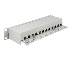 Tilbehør - DeLOCK patch panel - 1U - 10" - 43308