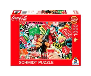 Puslespill - Schmidt Puzzle - Coca Cola is it! (1000 pieces) Gulv - SCH9916