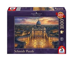 Puslespill - Schmidt Puzzle - Thomas Kinkade: The Vatican (1000 pieces) Gulv - SCH9628