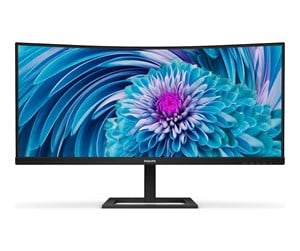 Skjerm - 34" Philips E-line 346E2CUAE - 3440x1440 - 100Hz - VA - 65W USB - 346E2CUAE/23