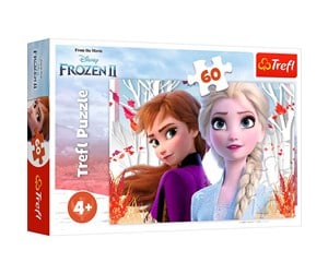 Puslespill - Trefl Puzzle - Frozen - The enchanted world of Anna and Elsa (60 pieces) Gulv - TFL17333