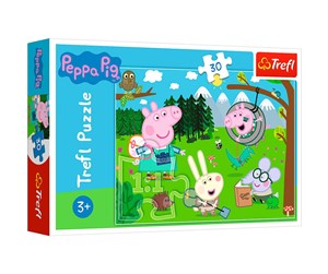 Puslespill - Trefl Puzzle - Peppa Pig - Forest expedition (30 pieces) Gulv - TFL18245