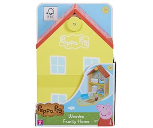 Dukker, Bamser & Utstyr - Boti Wooden Dollhouse Peppa Pig with Accessories - 37217