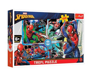 Puslespill - Trefl Puzzle - Spider-man - Spider- Man to the rescue (160 pieces) - TFL15357