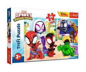 Puslespill - Trefl Puzzle - Spidey and his Amazing Friends - Spidey and his Friends (24 Maxi pieces) Gulv - TFL14348