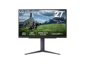 Skjerm - 27" LG UltraGear 27GS85Q-B - 2560x1440 (QHD) - 180Hz - Nano IPS - DisplayHDR 400 - 27GS85Q-B