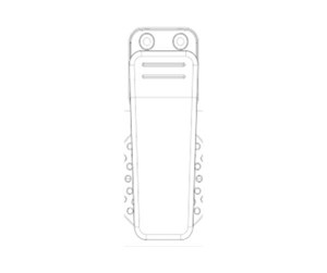 Kabelordner/Kabelstrømpe - Yealink - belt clip for DECT handset - 330100010031