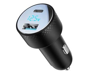 Mobil - Adaptere og ladere - Joyroom Car Charger JR-CCD01 A+C 53W (Black) - CCD01