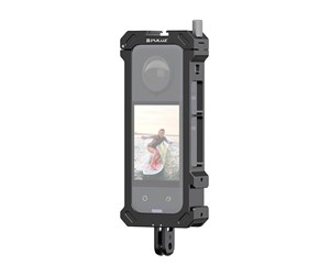 Actionkamera  - Tilbehør - Puluz Metal protective cage with tripod adapter for Insta360 X4 - PU941B