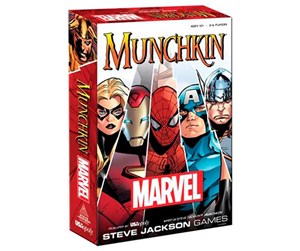 Brettspill & Puslespill - USAopoly Munchkin - Marvel Edition (EN) - USO4734