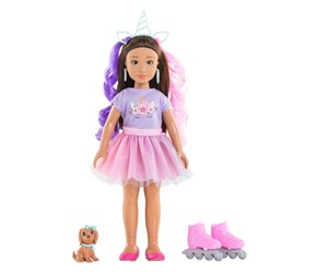 Dukker, Bamser & Utstyr - Corolle Girls - Luna Unicorn Fashion Doll Set - 9000600250