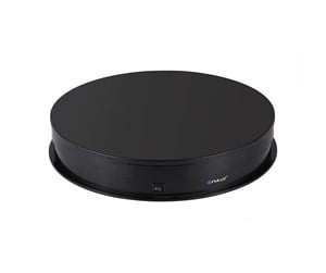 Foto- & Videotilbehør - Puluz Electric Rotating Turntable Display 30cm USB (black) - PU3049B