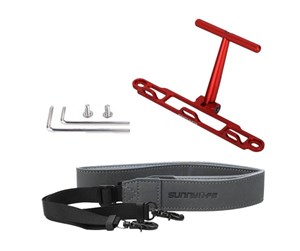 Droner - Sunnylife Mount with strap for DJI RC / RC 2 controller (red) ZJ764-R - ZJ764-R