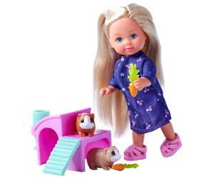 Dukker, Bamser & Utstyr - Evi Love Mini Doll with Guinea Pigs - 105733636