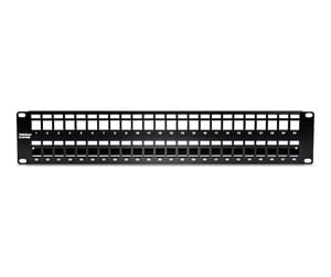 Tilbehør - TRENDnet TC-KP48S - patch panel (blank) - 2U - 19" - TC-KP48S