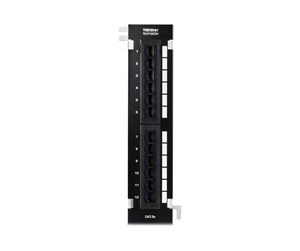 Tilbehør - TRENDnet TC-P12C5V - patch panel - TC-P12C5V