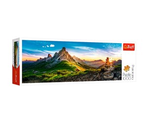 Puslespill - Trefl Puzzle - Panorama - Passo di Giau Dolomites (1000 pieces) Gulv - TFL29038