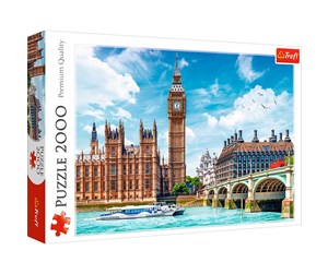 Puslespill - Trefl Puzzle - Big Ben London England (2000 pieces) Gulv - TFL27120