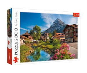 Puslespill - Trefl Puzzle - Alps in the summer (2000 pieces) Gulv - TFL27089