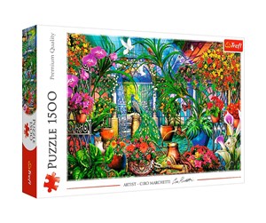 Puslespill - Trefl Puzzle - Secret Garden (1500 pieces) Gulv - TFL26188