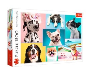 Puslespill - Trefl Puzzle - Puzzles Cute dogs (1500 pieces) Gulv - TFL26186