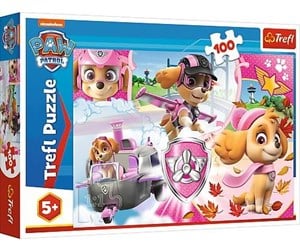 Puslespill - Trefl Puzzle - PAW Patrol - Skye in action (100 pieces) Gulv - TFL16368