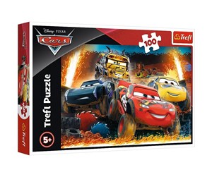 Puslespill - Trefl Puzzle - Cars - Extreme race (100 pieces) Gulv - TFL16358