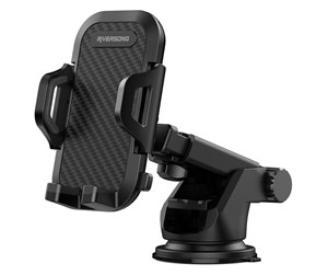 Mobil - Andre tilbehør - Riversong FlexiClip Universal 360 Degree Mobile Holder For Cars Black - CH05-BLACK