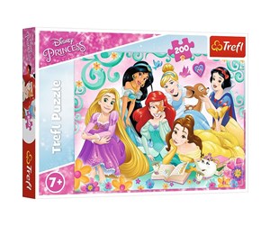 Puslespill - Trefl Puzzle - Princess - Happy world of Princesses (200 pieces) Gulv - TFL13268